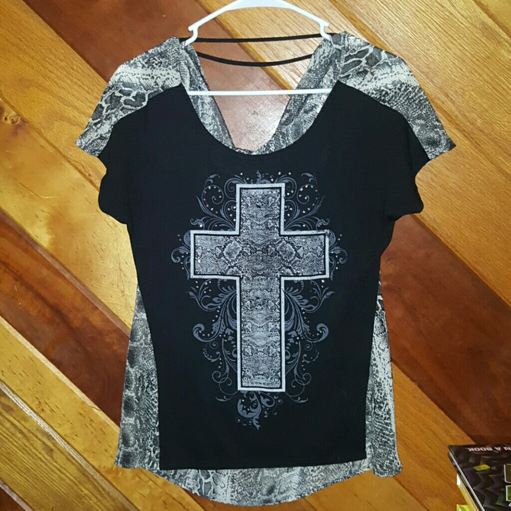 A semi dressy shirt.