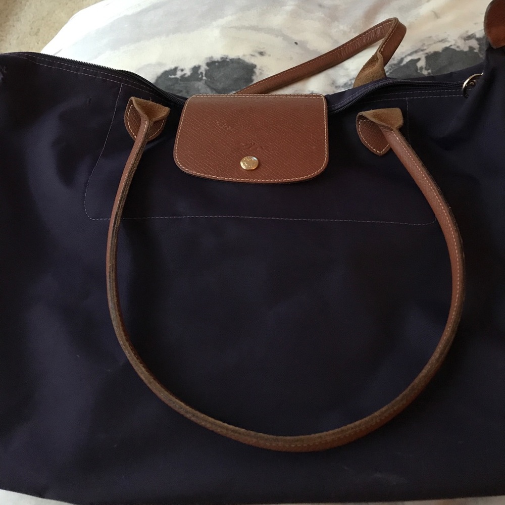 Used long champ bag