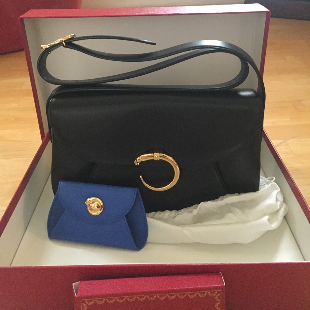 🌟RARE MUST DE CARTIER🌟 large bag and wallet  NEW