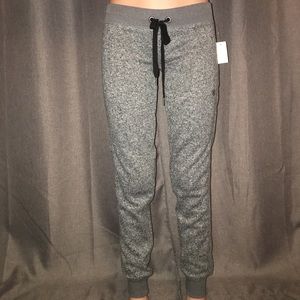 Gray Knitted Sweatpant Joggers