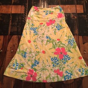 Lily Pulitzer cotton floral strapless Dress
