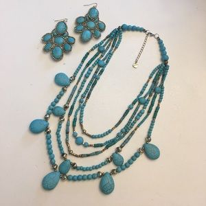 Nakamol Turquoise set from Anthropologie