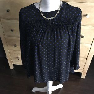 Ladies polkadot blouse