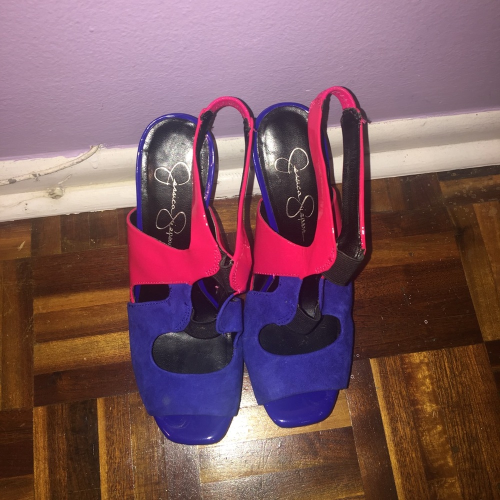 Multi-colored Jessica Simpson heels