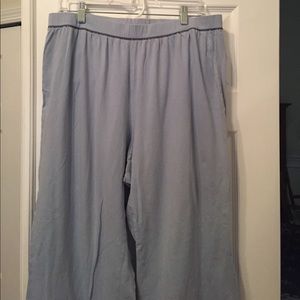 Light blue pajama pants