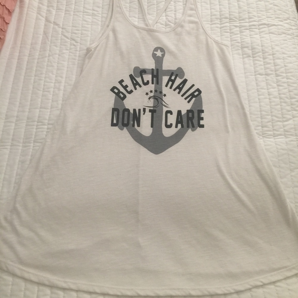 BEACH DRESS COVER-UP "BEACH HAIR DON'T CARE"