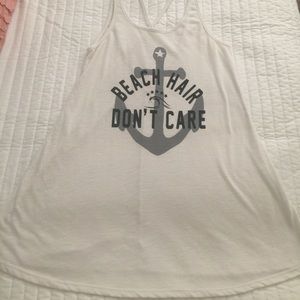 BEACH DRESS COVER-UP "BEACH HAIR DON'T CARE"