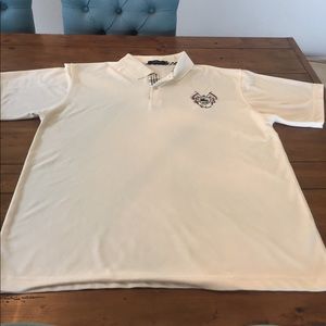Cream Burberry Polo