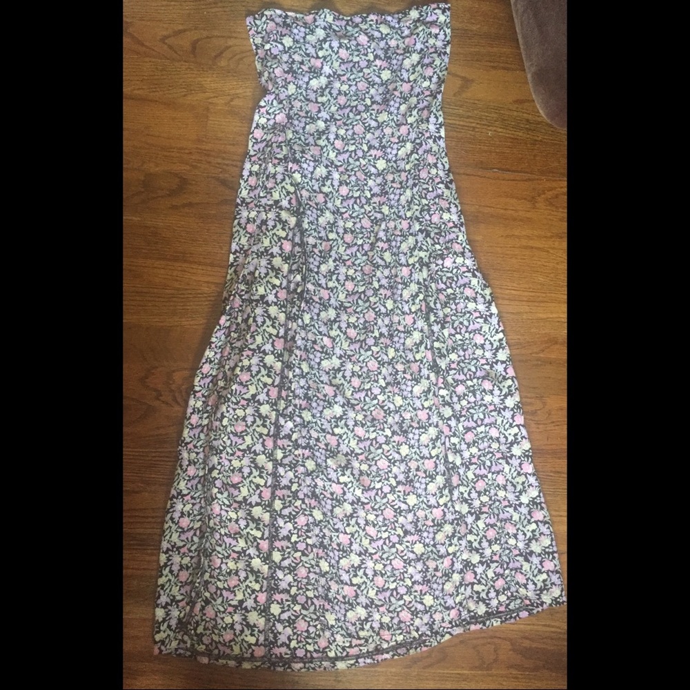 Floral maxi skirt