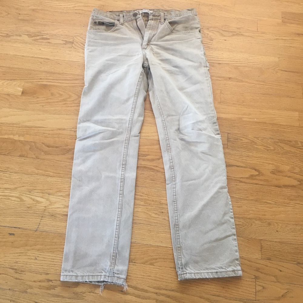 Mens khaki jeans