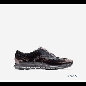 Cole Haan Ladies Leather Wingtip Oxford