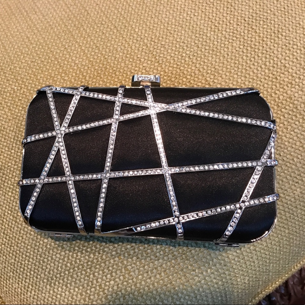 Charming Charlie Art Deco Hard Clutch