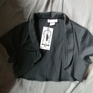 Nwt pinup couture black shrug