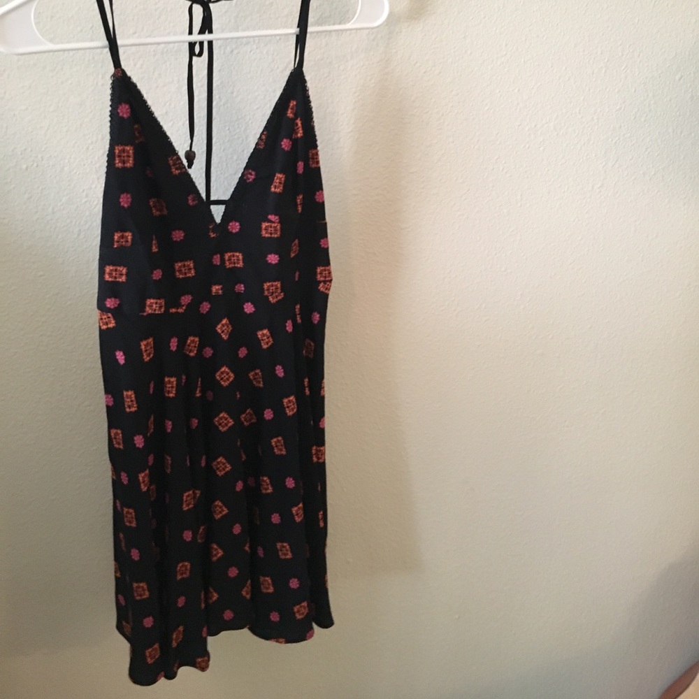 Black mini dress