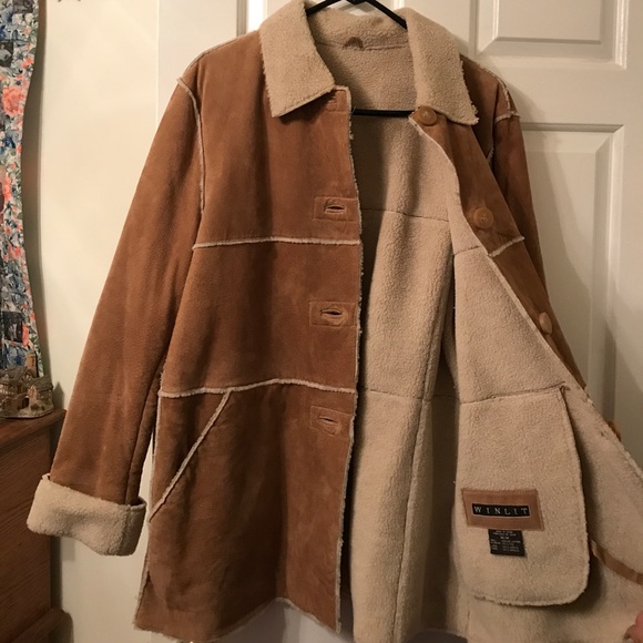 Winlit New York Jackets & Blazers - Maple leather fur coat