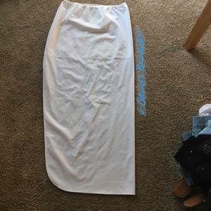 NWOT David's Bridal Long Slip with Side Slit