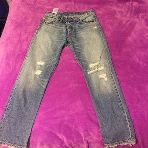 Levis cropped jeans
