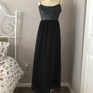 Forever 21 faux leather top maxi dress!
