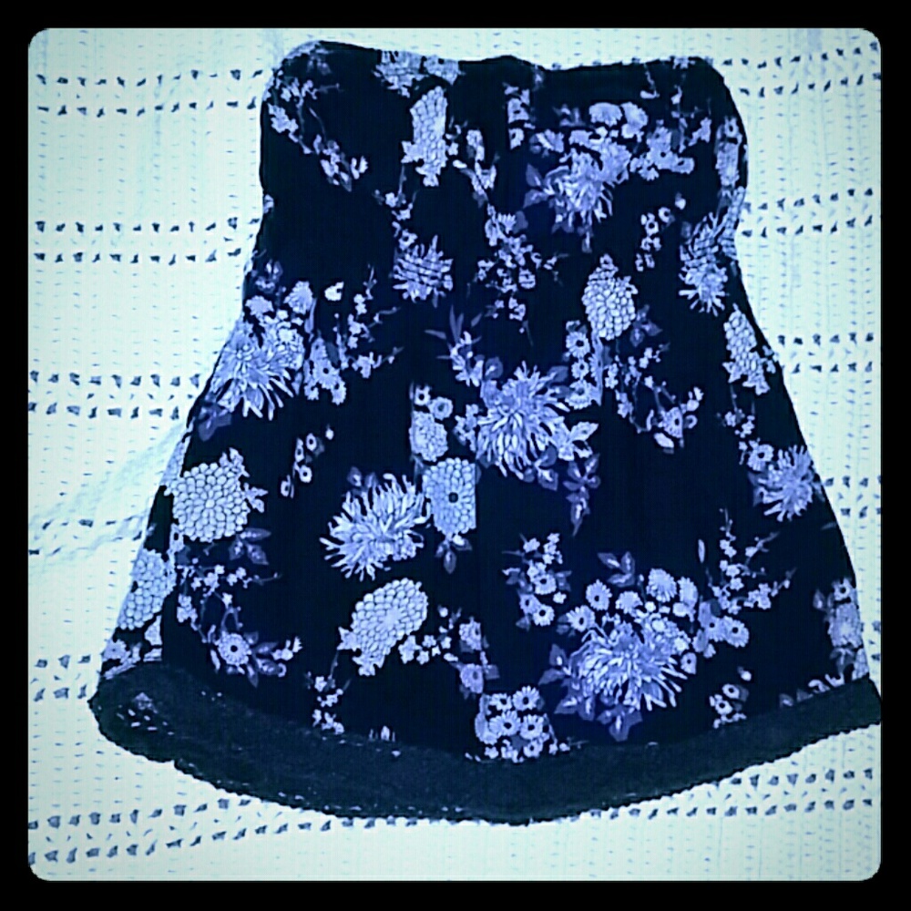 Strapless tank