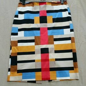 New York & Co. Color Block Pencil Skirt