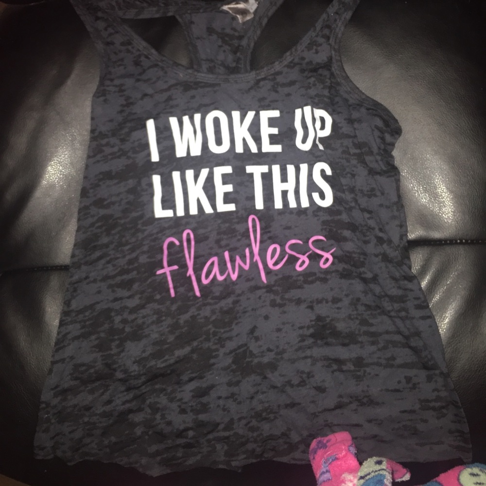 I woke up like this tank