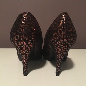 Bronze Cheetah Torrid Heels