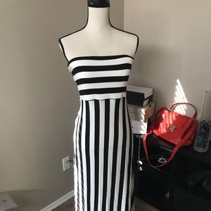 Maxi Black and white dress