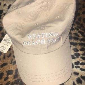 Nwt resting beach face hat tan vs