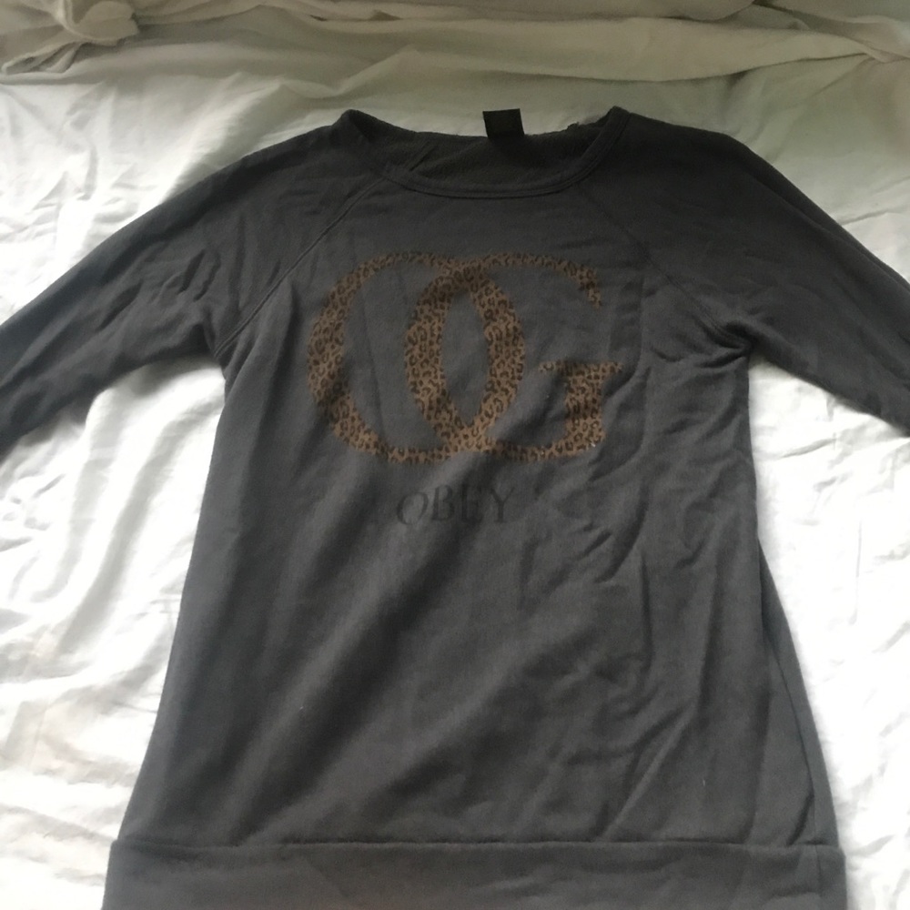 Obey towel material sweater