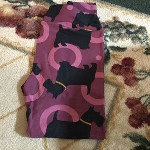 BRAND NEW NEVERWORN TC Scottie Dog Leggings