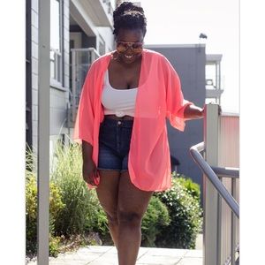 Neon Sunset Kimono