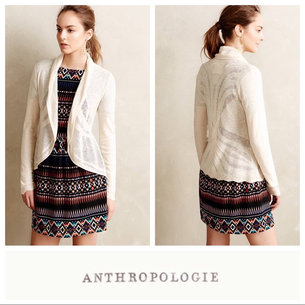 ANTHROPOLOGIE Delicate Open Cardigan