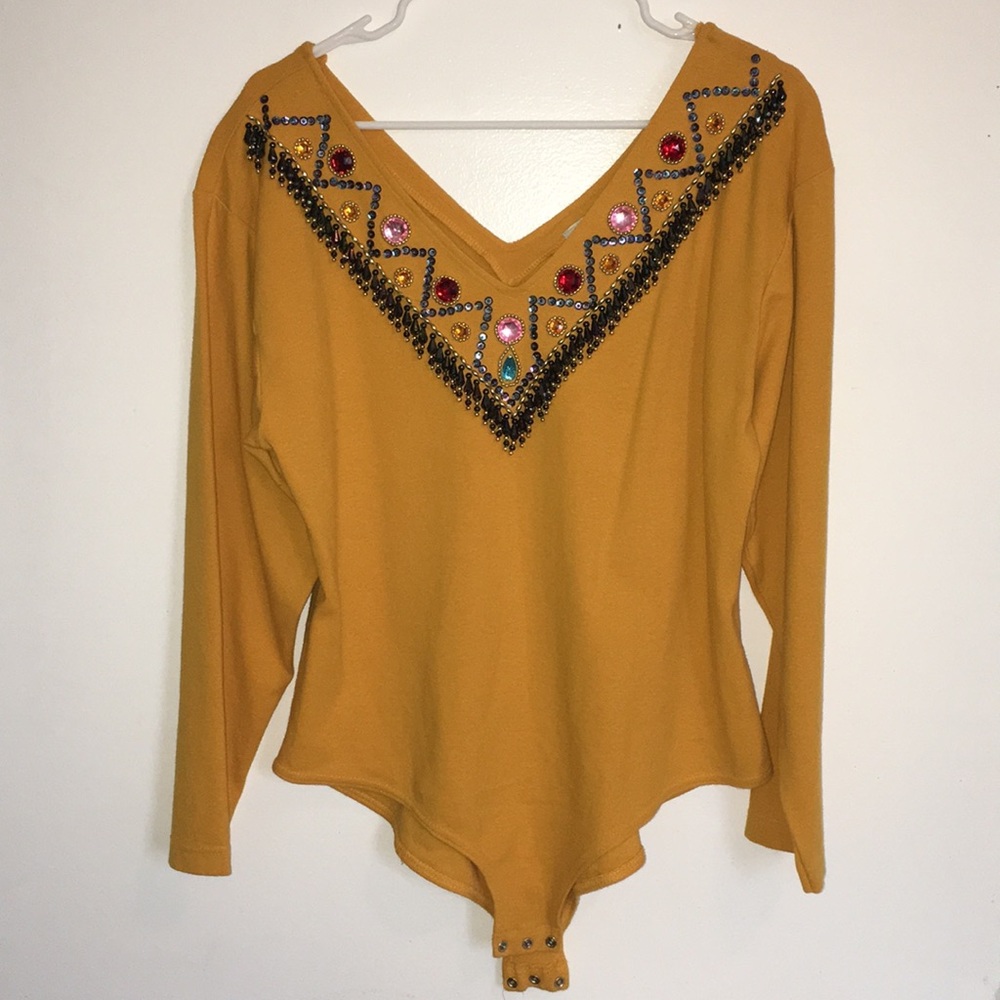 Vintage embroidered one piece