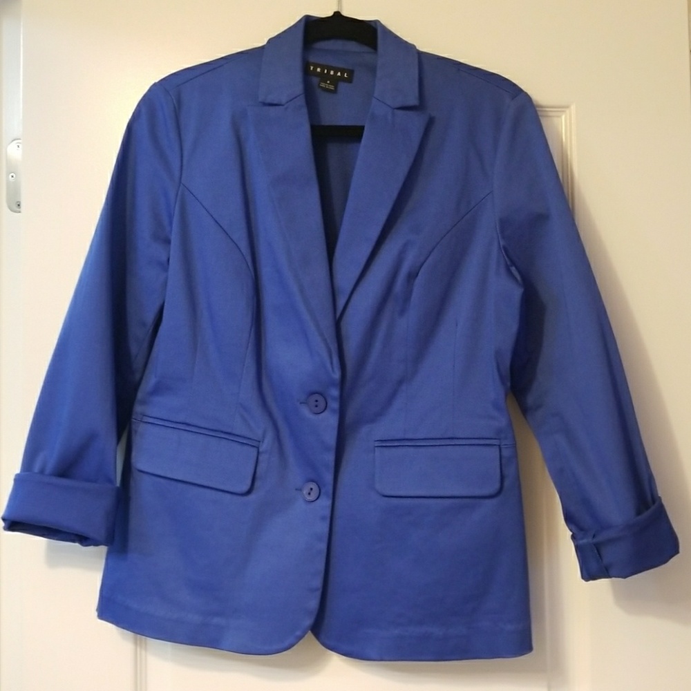 NWOT Royal Blue Blazer w/Stretch & Pockets