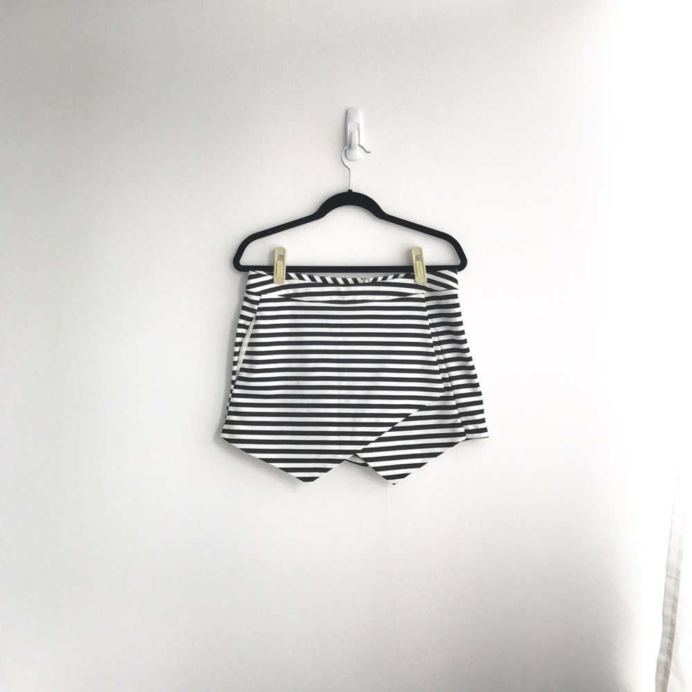 Blue Rain Asymmetrical Skort