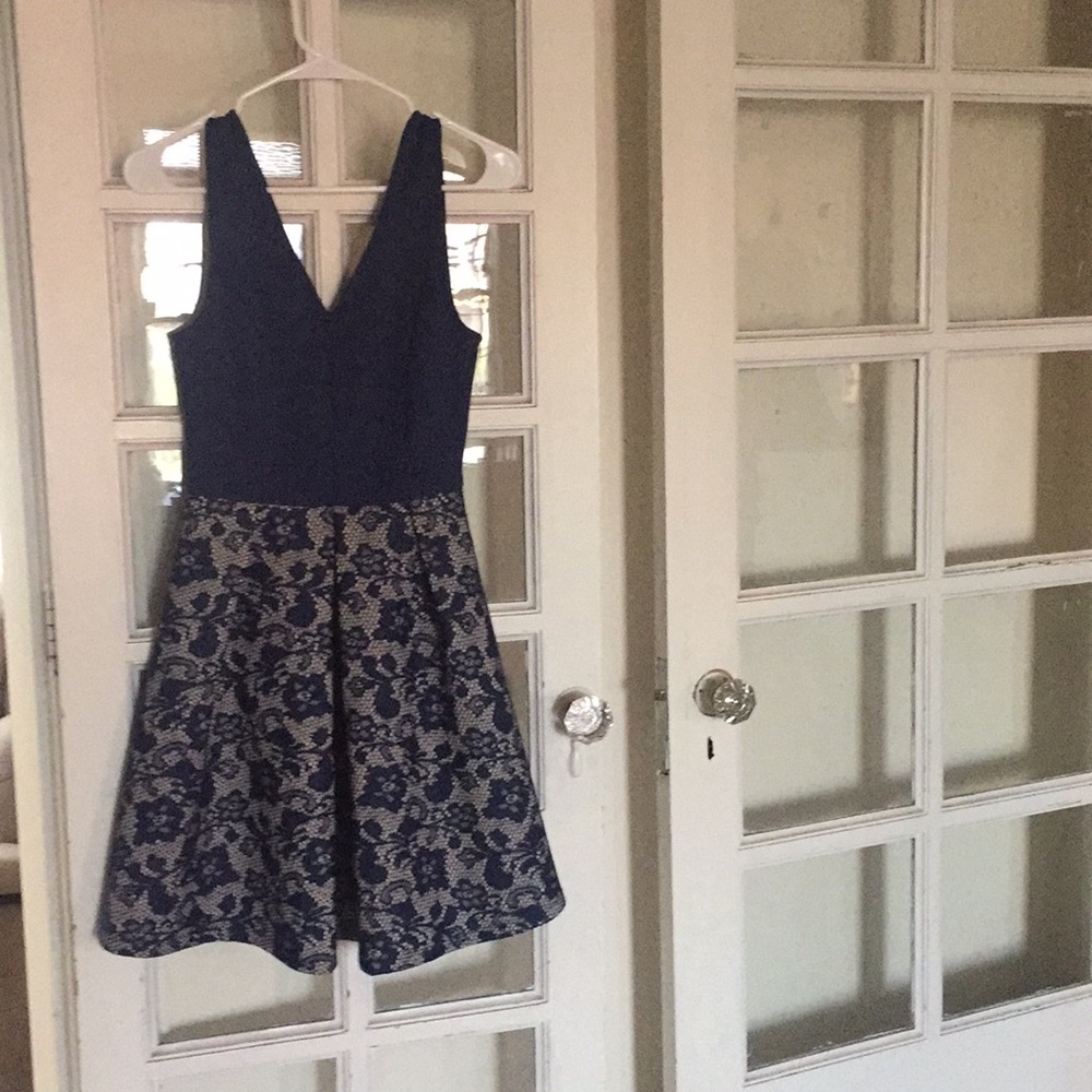 Navy blue boutique dress