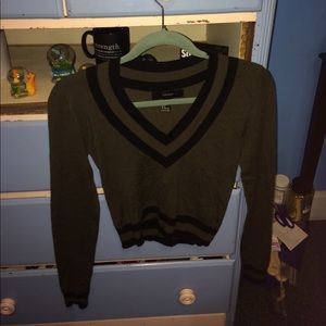 BOGO sweater, slightly cropped
