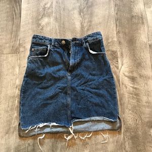 jean skirt