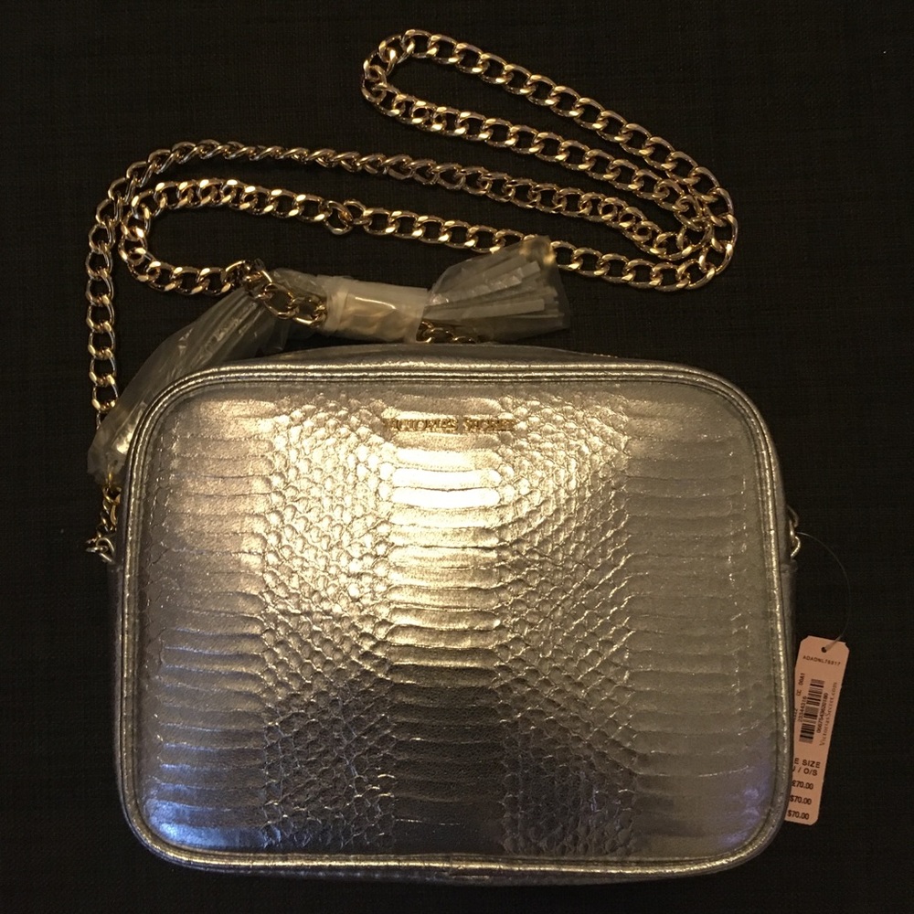Silver Crossbody Bag