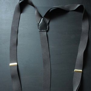Limited Express Men's Dark Grey Suspenders