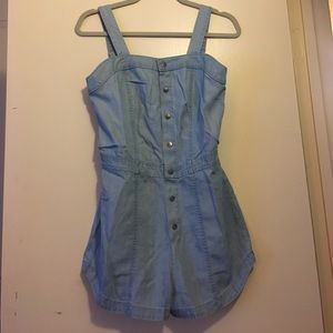 RVCA Chambray Romper