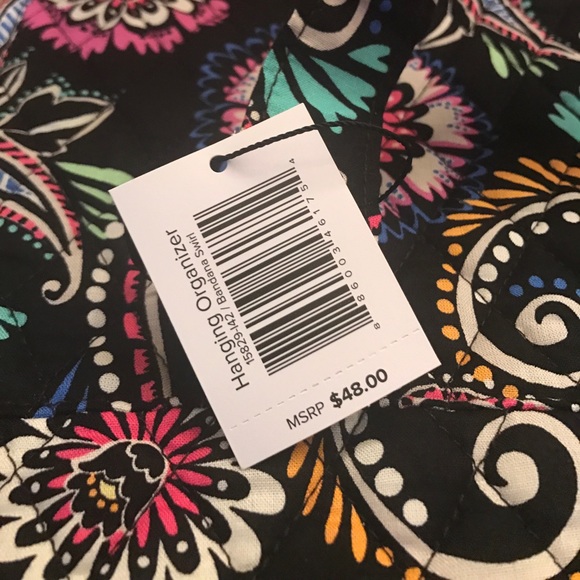 New Vera Bradley Bandana Swirl Hanging Organizer!! - Picture 5 of 6