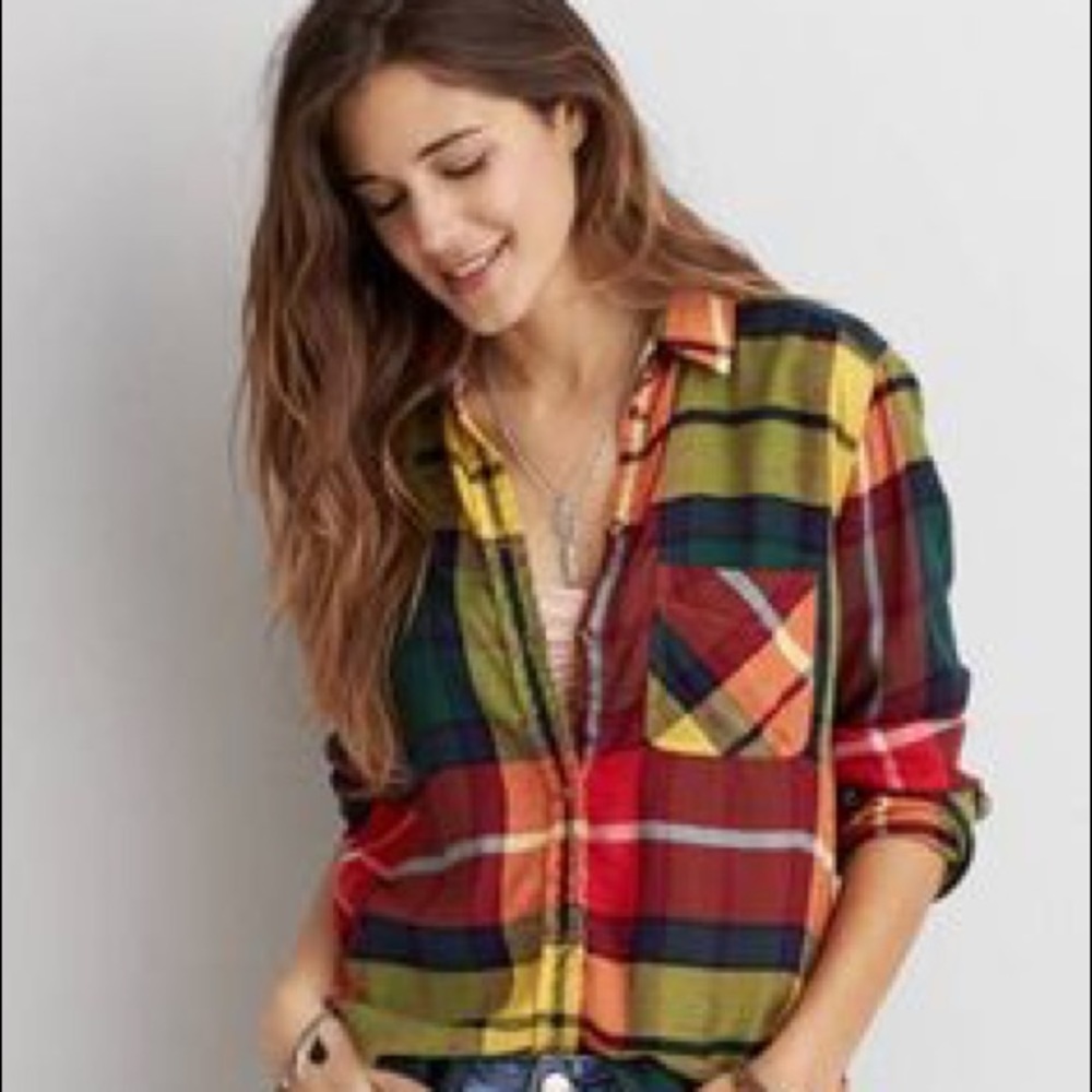 AEO Canyon Flannel M 🆕