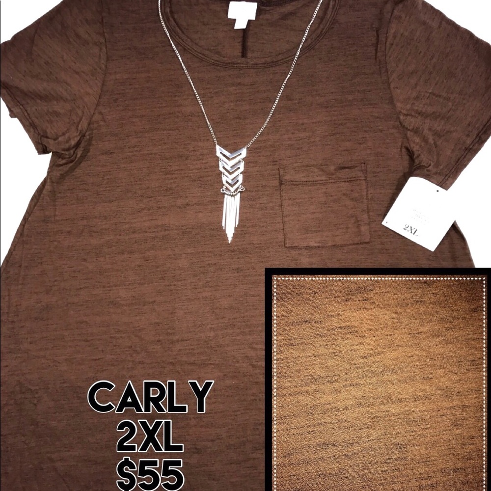 🖤RARE🖤women's LuLaRoe Carly dress. Brown &black