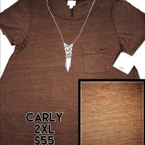 🖤RARE🖤women's LuLaRoe Carly dress. Brown &black
