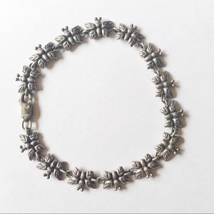Silver Butterfly Bracelet