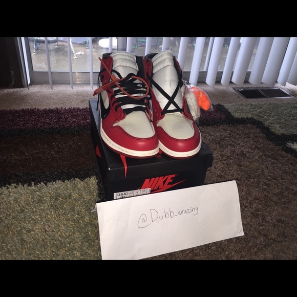 100% Authentic Air Jordan 1 x Off White main image 4