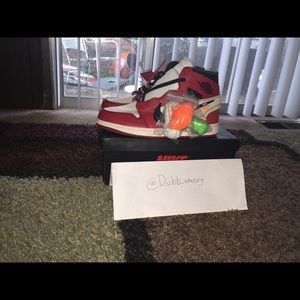 100% Authentic Air Jordan 1 x Off White