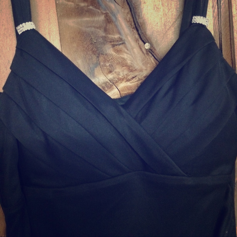 Black evening dress