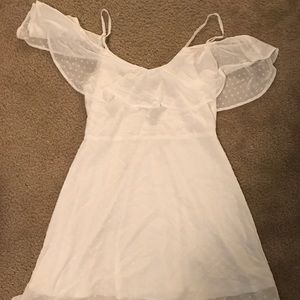 Cute white dress, perfect for bridal event!